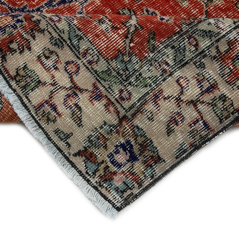 El Dokuma Vintage Halı - 147 cm x 233 cm - K0089975