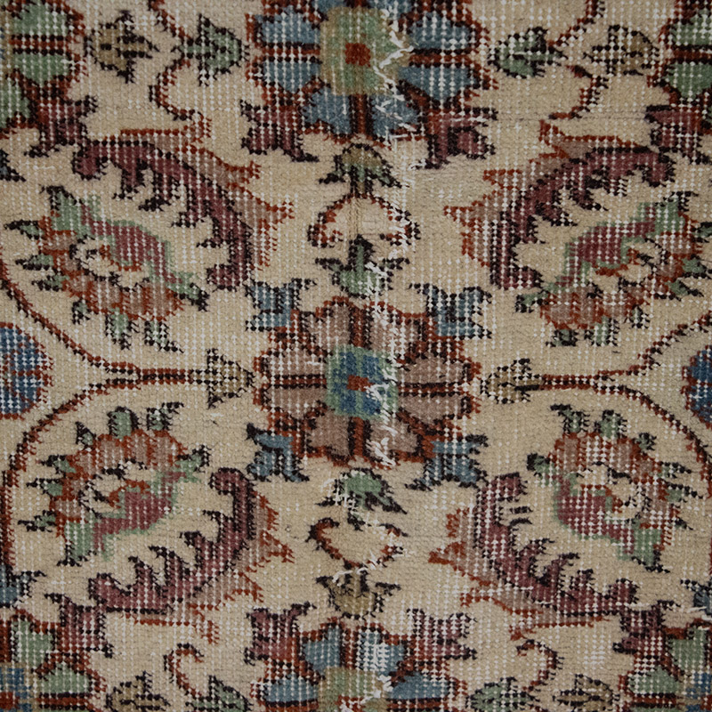 Vintage Turkish Hand-Knotted Rug - 3' 6" x 6' 6" (42" x 78") - K0089976