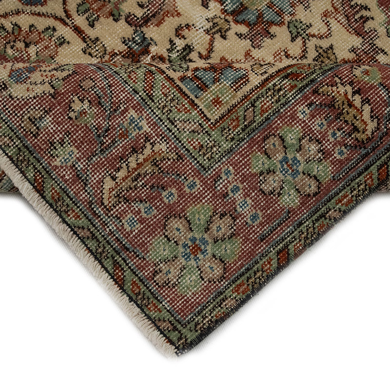 Vintage Turkish Hand-Knotted Rug - 3' 6" x 6' 6" (42" x 78") - K0089976
