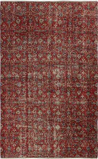 Vintage Turkish Hand-Knotted Rug - 162 cm x 261 cm