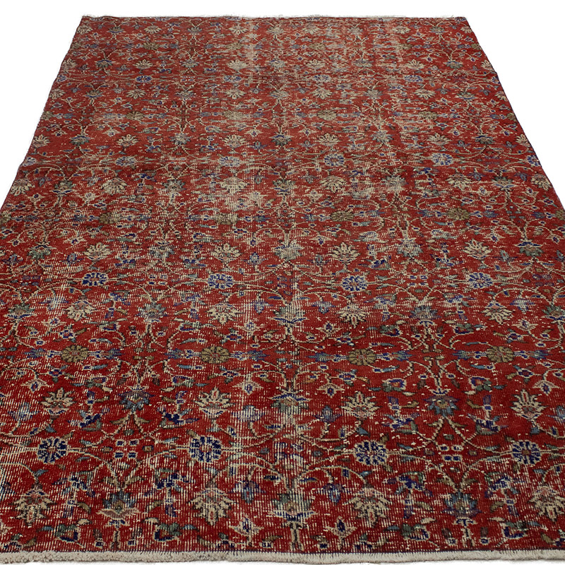 Vintage Turkish Hand-Knotted Rug - 5' 4" x 8' 7" (64" x 103") - K0089978