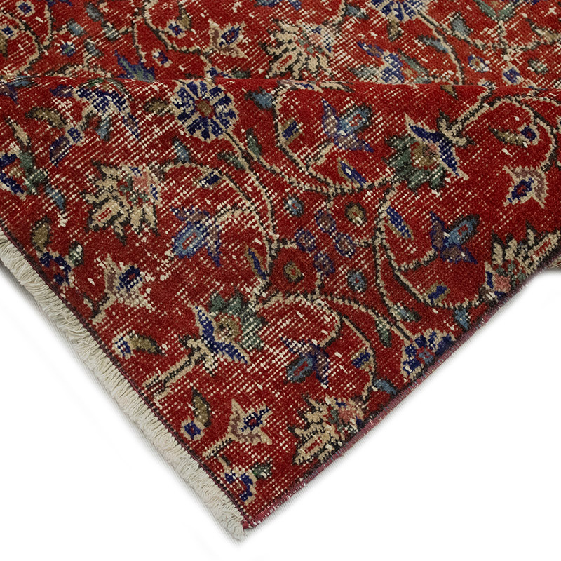Vintage Turkish Hand-Knotted Rug - 5' 4" x 8' 7" (64" x 103") - K0089978
