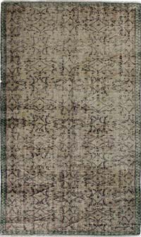 Vintage Turkish Hand-Knotted Rug - 5' 1" x 8' 6" (61" x 102")