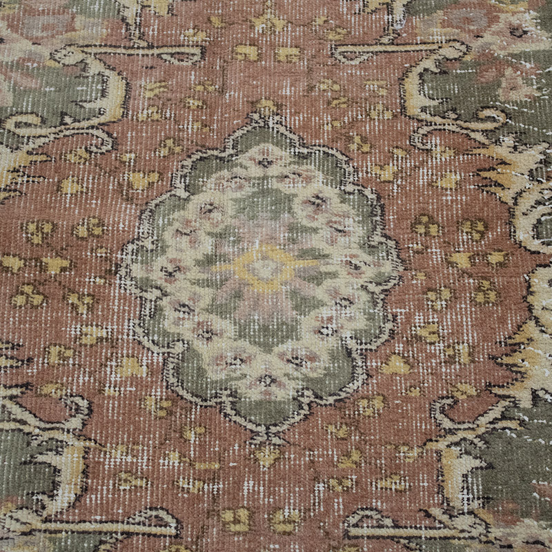 Alfombra Vintage Turca Anudada a Mano - 180 cm x 250 cm - K0089981