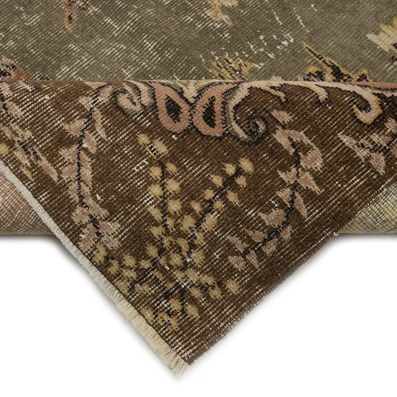 Alfombra Vintage Turca Anudada a Mano - 180 cm x 250 cm - K0089981