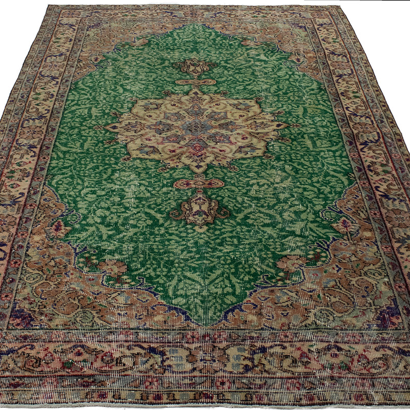 El Dokuma Vintage Halı - 168 cm x 267 cm - K0089982