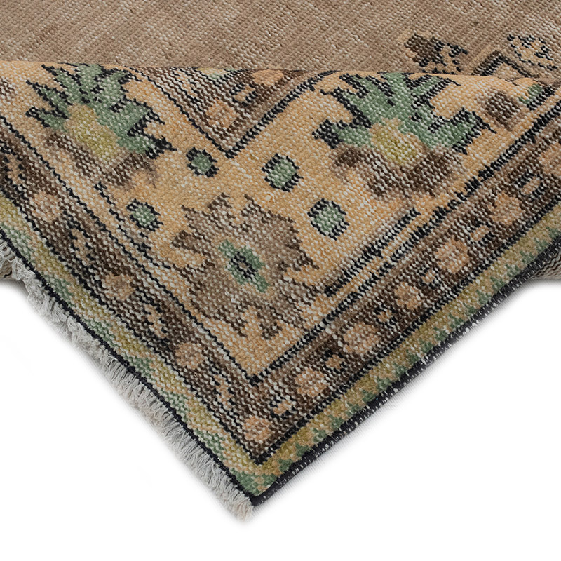 Vintage Turkish Hand-Knotted Rug - 6' 4" x 9' 5" (76" x 113") - K0089985