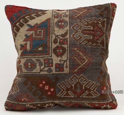 Turkish Pillow Cover - 1' 8" x 1' 8" (20" x 20")