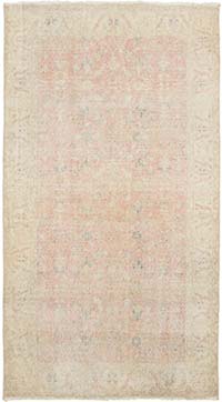 Vintage Turkish Hand-Knotted Rug - 3' 9" x 6' 11" (45" x 83")