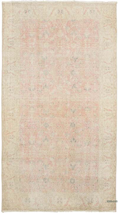 El Dokuma Vintage Halı - 115 cm x 210 cm