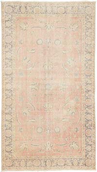 El Dokuma Vintage Halı - 145 cm x 259 cm
