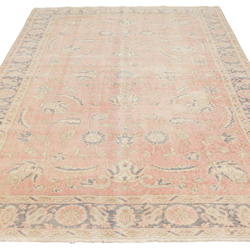 El Dokuma Vintage Halı - 145 cm x 259 cm - K0090557