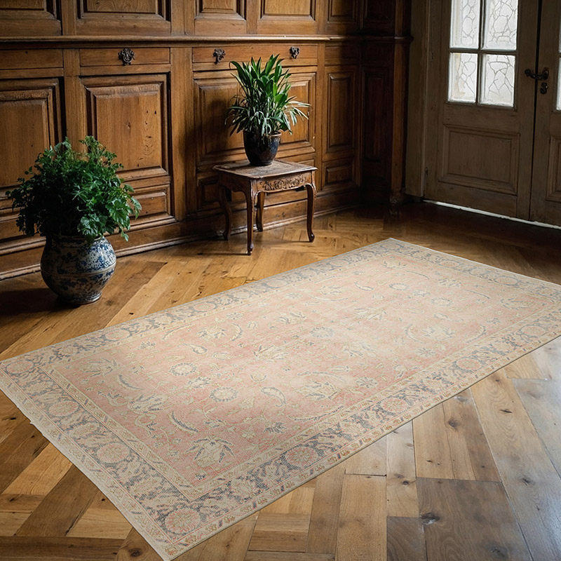 El Dokuma Vintage Halı - 145 cm x 259 cm - K0090557