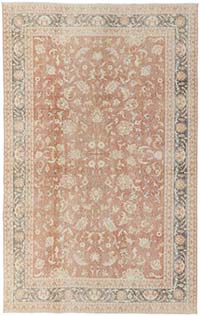 Alfombra Vintage Turca Anudada a Mano - 200 cm x 312 cm