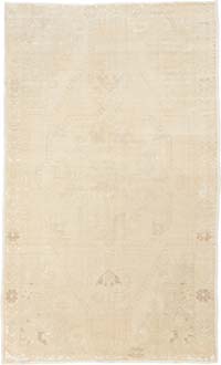 Vintage Turkish Hand-Knotted Rug - 4' 9" x 7' 10" (57" x 94")