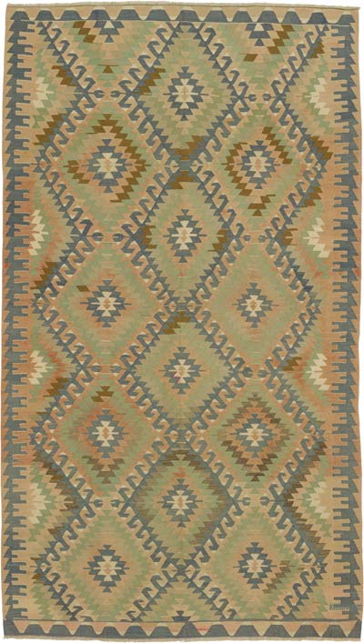 Vintage Esme Kilim Rug - 6'  x 10' 6" (72" x 126")