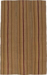 Vintage Anatolian Kilim Rug - 4' 1" x 6' 6" (49" x 78")