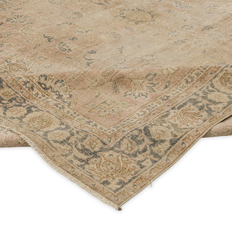 Alfombra Vintage Turca Anudada a Mano - 241 cm x 340 cm - K0090570
