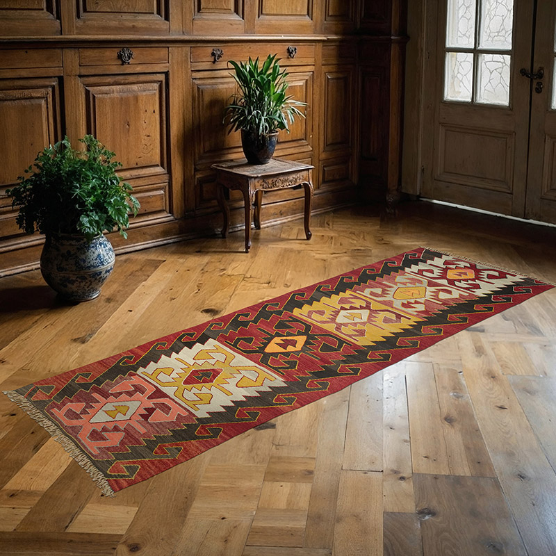 Konya Kilim Yolluk - 87 cm x 251 cm - K0090577