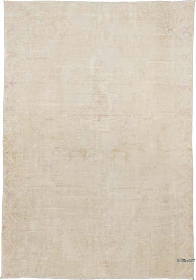 Vintage Turkish Hand-Knotted Rug - 4' 2" x 5' 9" (50" x 69")