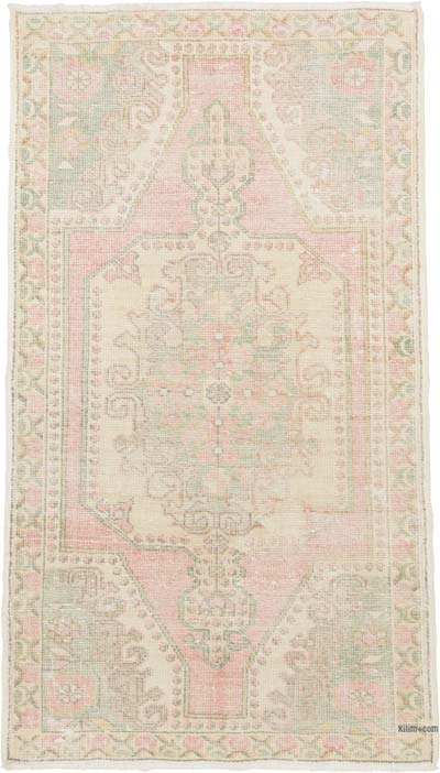 Alfombra Vintage Turca Anudada a Mano - 125 cm x 212 cm
