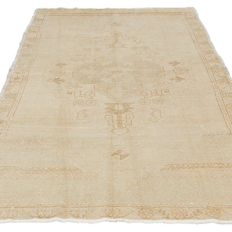 Alfombra Vintage Turca Anudada a Mano - 116 cm x 228 cm - K0090583