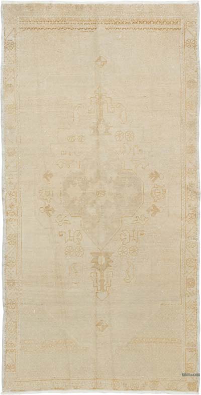 El Dokuma Vintage Halı - 116 cm x 228 cm