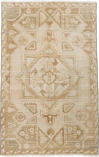 El Dokuma Vintage Halı - 113 cm x 176 cm