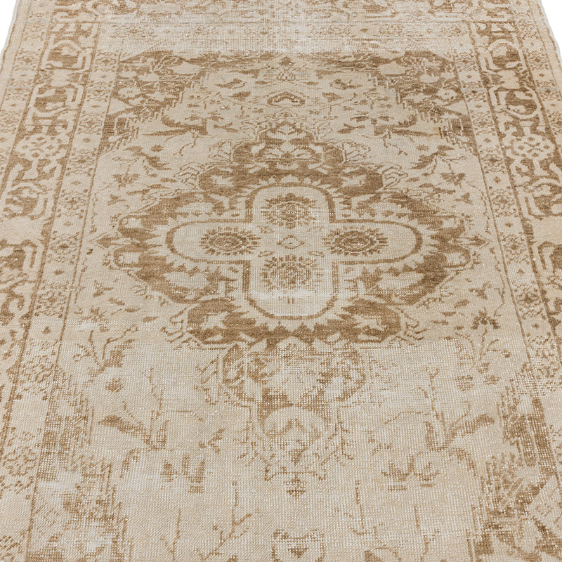 Vintage Turkish Hand-Knotted Rug - 4' 2" x 6'  (50" x 72") - K0090585
