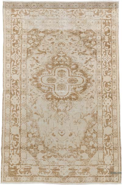 El Dokuma Vintage Halı - 126 cm x 184 cm