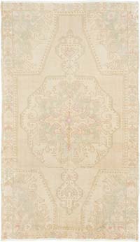 Vintage Turkish Hand-Knotted Rug - 4' 6" x 7' 10" (54" x 94")