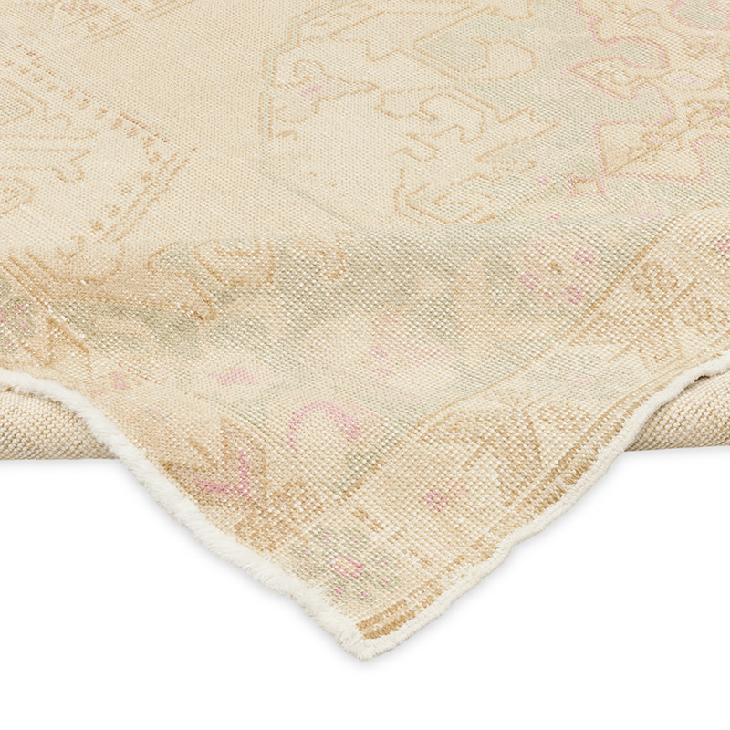 Alfombra Vintage Turca Anudada a Mano - 138 cm x 240 cm - K0090586