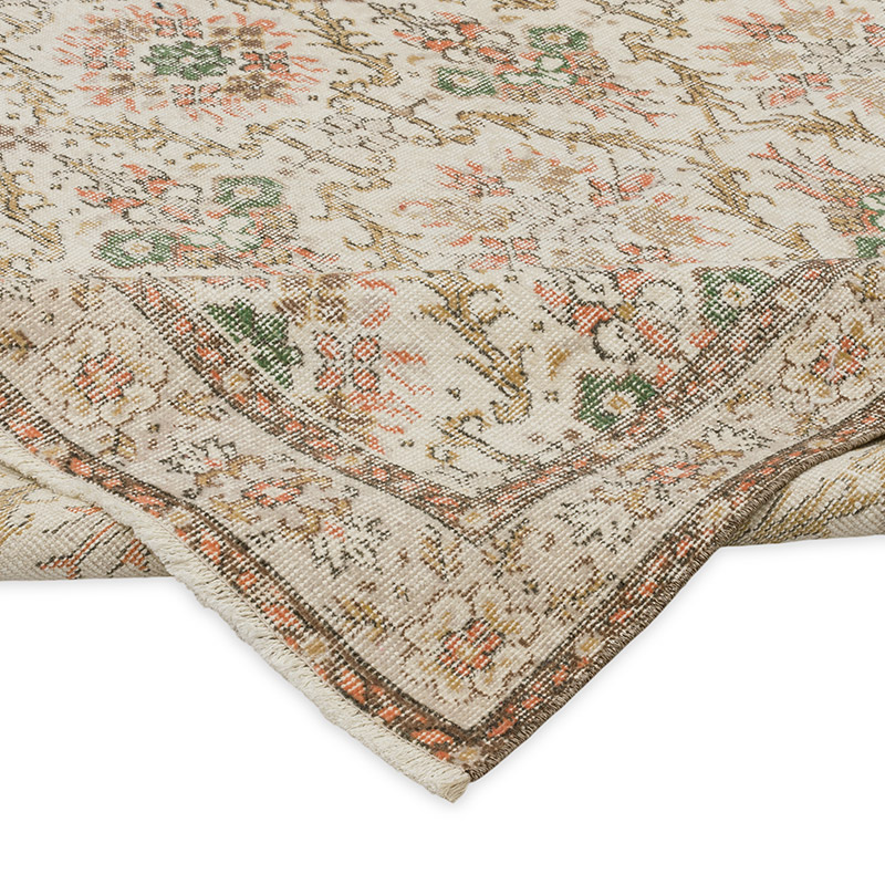 Alfombra Vintage Turca Anudada a Mano - 175 cm x 290 cm - K0090587