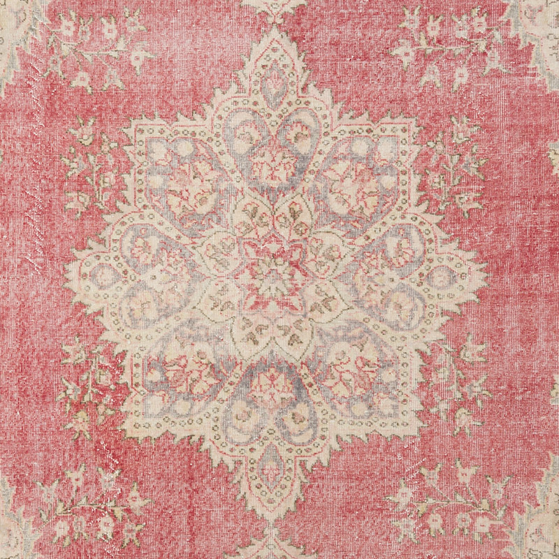 Vintage Turkish Hand-Knotted Rug - 7' 5" x 10'  (89" x 120") - K0090588