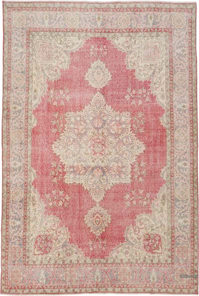El Dokuma Vintage Halı - 227 cm x 305 cm