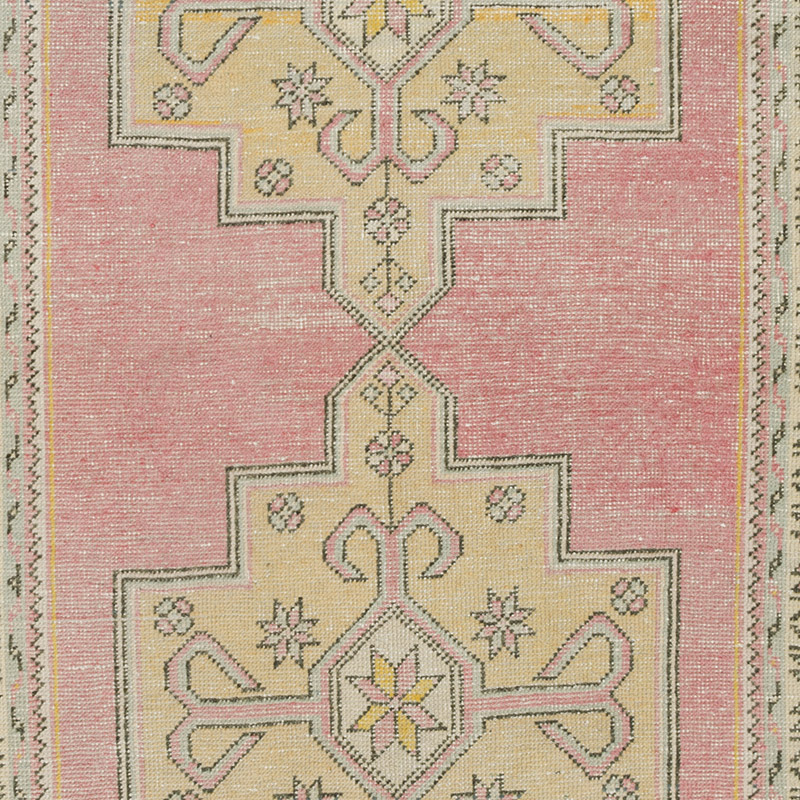 El Dokuma Vintage Halı - 143 cm x 273 cm - K0090593