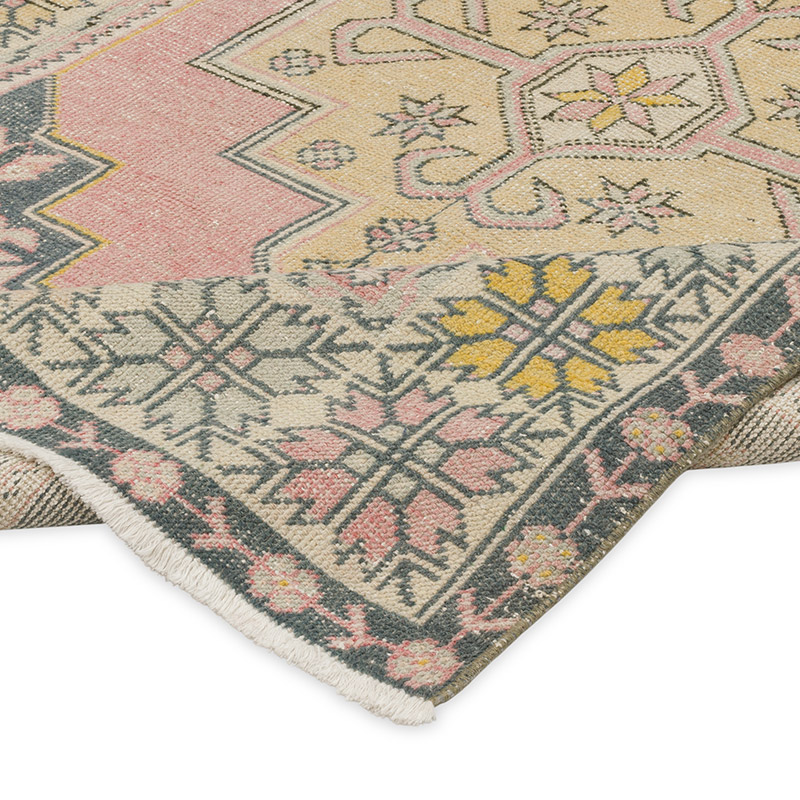 El Dokuma Vintage Halı - 143 cm x 273 cm - K0090593