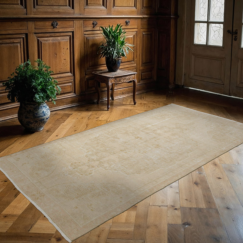 El Dokuma Vintage Halı - 122 cm x 225 cm - K0090595