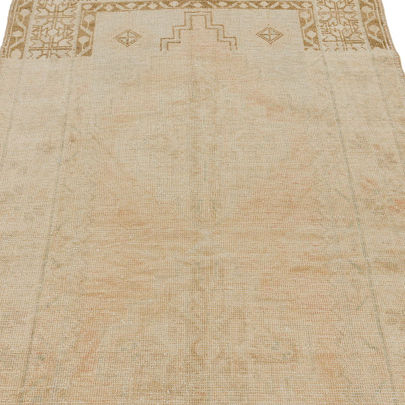 Alfombra Vintage Turca Anudada a Mano - 110 cm x 199 cm - K0090596