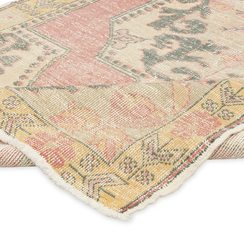 Vintage Turkish Hand-Knotted Rug - 4' 4" x 7' 8" (52" x 92") - K0090597