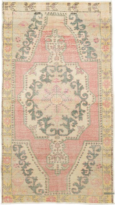 El Dokuma Vintage Halı - 131 cm x 233 cm