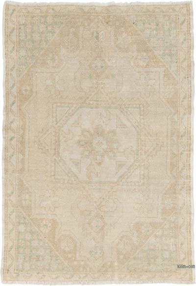 Vintage Turkish Hand-Knotted Rug - 3' 11" x 5' 5" (47" x 65")