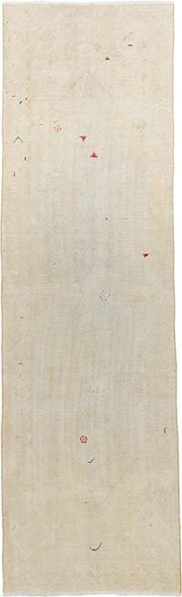 Pasillo Vintage Turco Anudado a Mano - 97 cm x 315 cm