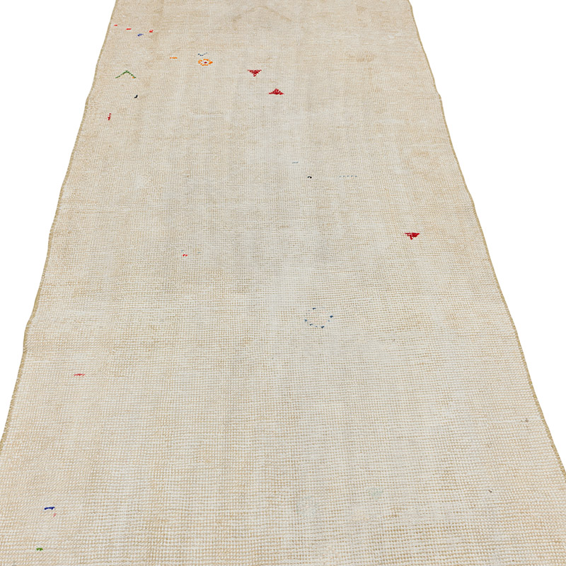 Pasillo Vintage Turco Anudado a Mano - 97 cm x 315 cm - K0090601