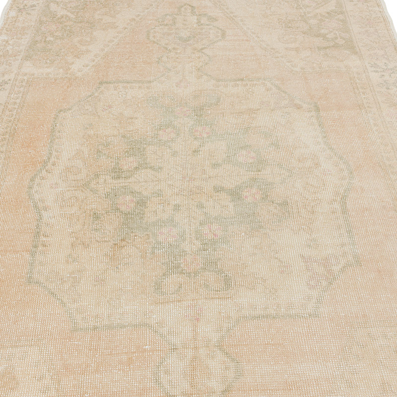 Vintage Turkish Hand-Knotted Rug - 4' 7" x 7' 9" (55" x 93") - K0090605