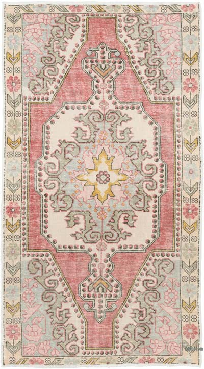 El Dokuma Vintage Halı - 126 cm x 227 cm