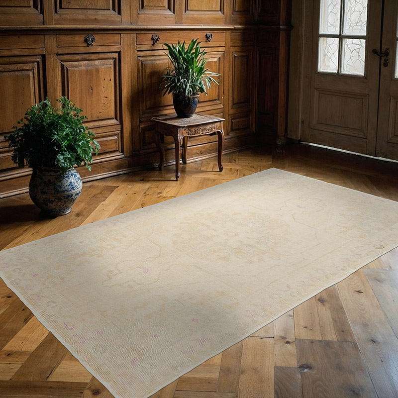 El Dokuma Vintage Halı - 140 cm x 227 cm - K0090609