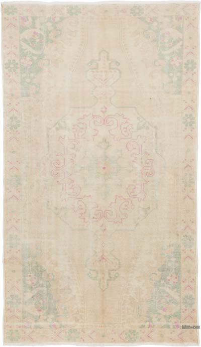 Vintage Turkish Hand-Knotted Rug - 4' 3" x 7' 1" (51" x 85")