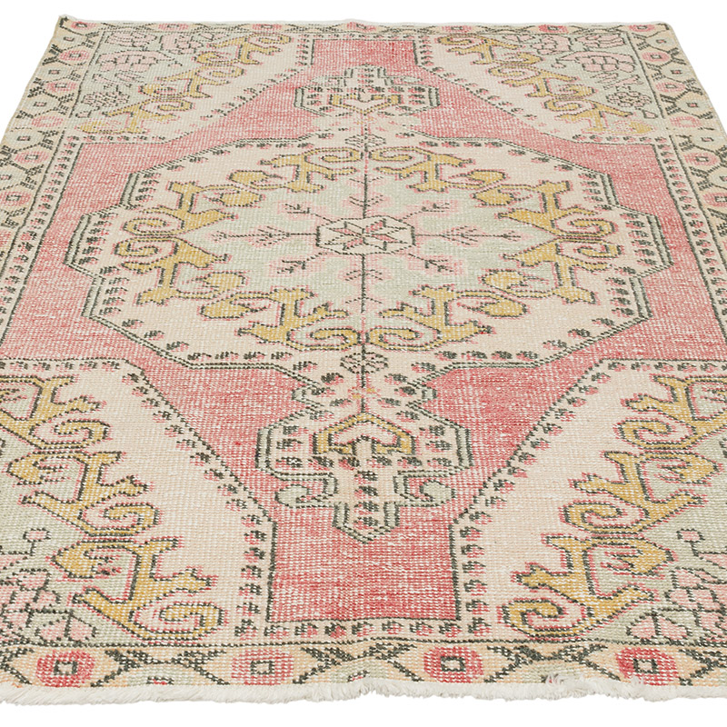 Vintage Turkish Hand-Knotted Rug - 4' 4" x 6' 7" (52" x 79") - K0090614
