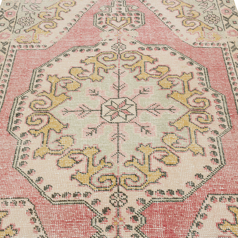 Vintage Turkish Hand-Knotted Rug - 4' 4" x 6' 7" (52" x 79") - K0090614
